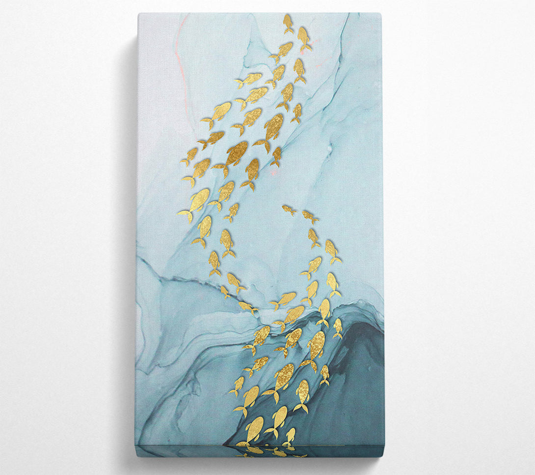  A Canvas Print of Golden Fish (1) Canvas Art