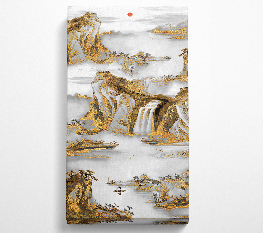  A Canvas Print of Golden Landscape Canvas Wall Art