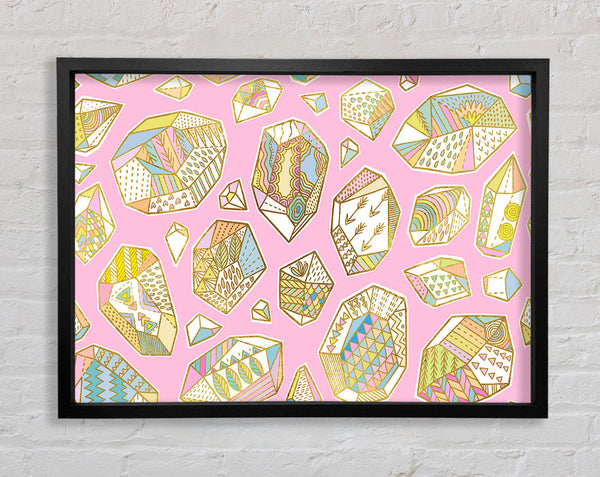 Gorgeous Rocks Framed Print
