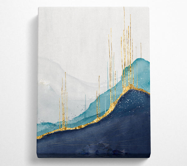  A Canvas Print of Got Glitter Drip Mountains Canvas Print
