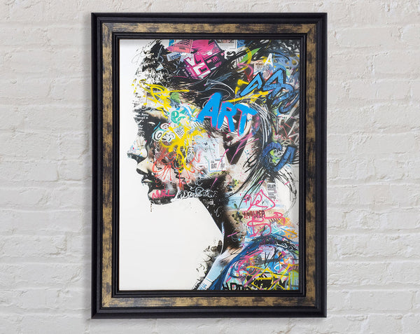 Graffiti Art Framed Print