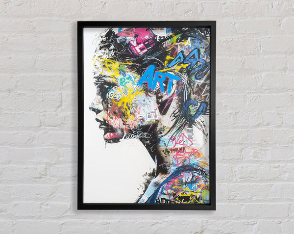 Graffiti Art Framed Print