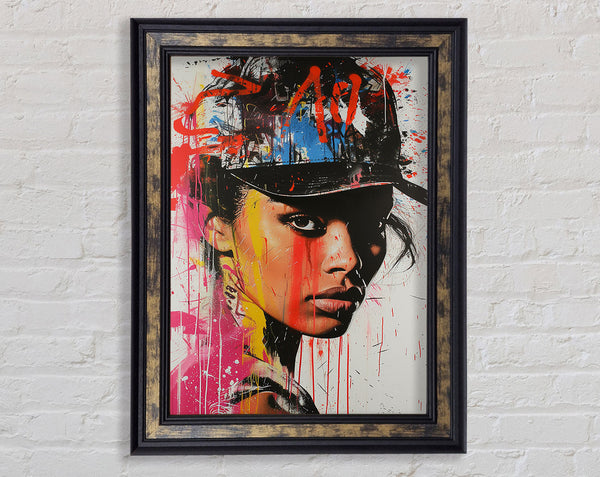 Graffiti Beauty (1) Framed Print