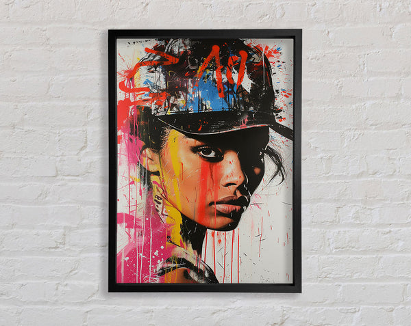 Graffiti Beauty (1) Framed Print