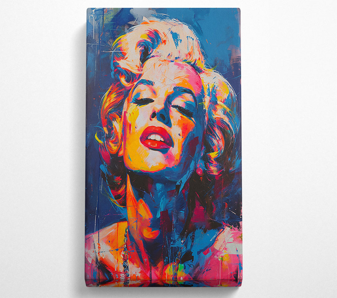  A Canvas Print of Graffiti Monroe Poster Canvas Art