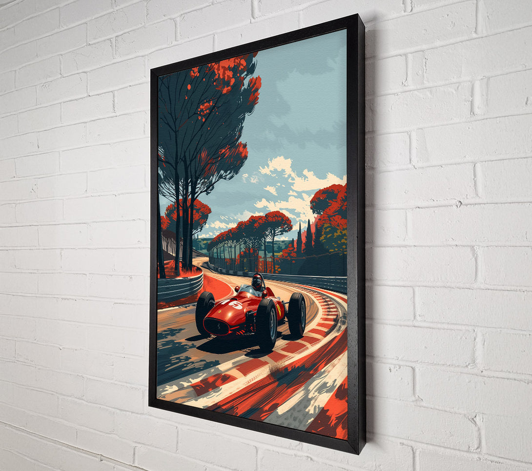  A Canvas Print of Grand Prix 60S Canvas Print