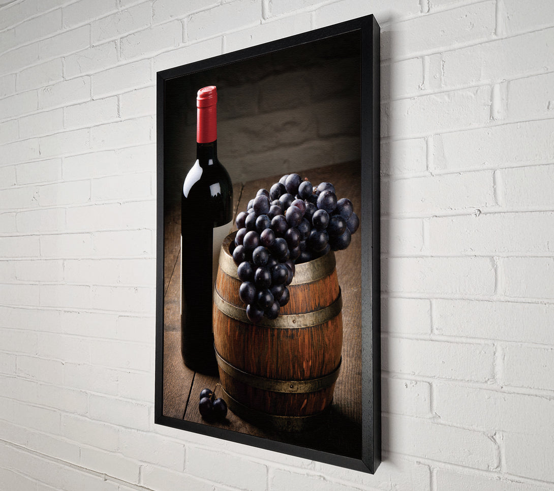  A Canvas Print of Grape To Wine Canvas Print