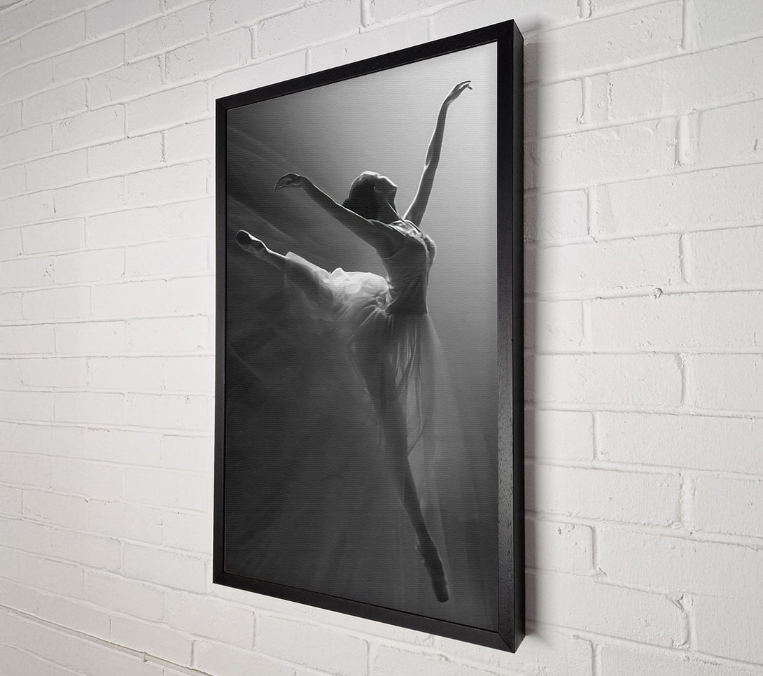  A Canvas Print of Grey Ballerina Canvas Print
