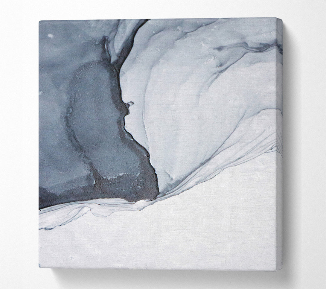  A Canvas Print of Greyscale Canvas Print