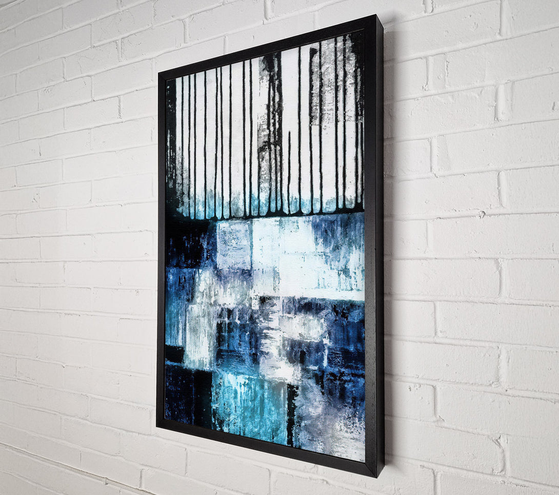  A Canvas Print of Grunge Squares Canvas Print