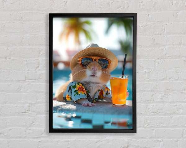 Guinea Pig In The Sun Framed Print