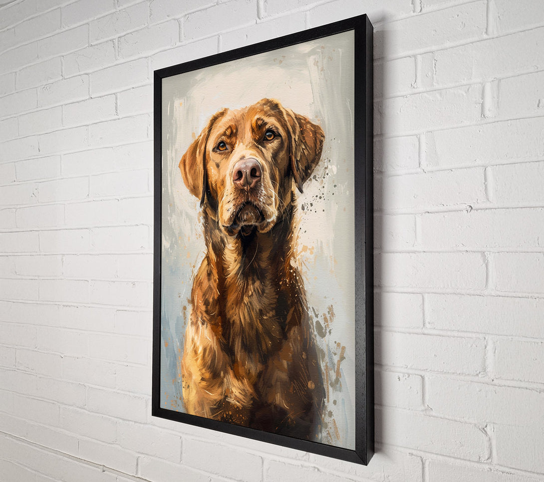  A Canvas Print of Handsome Retriever Canvas Art