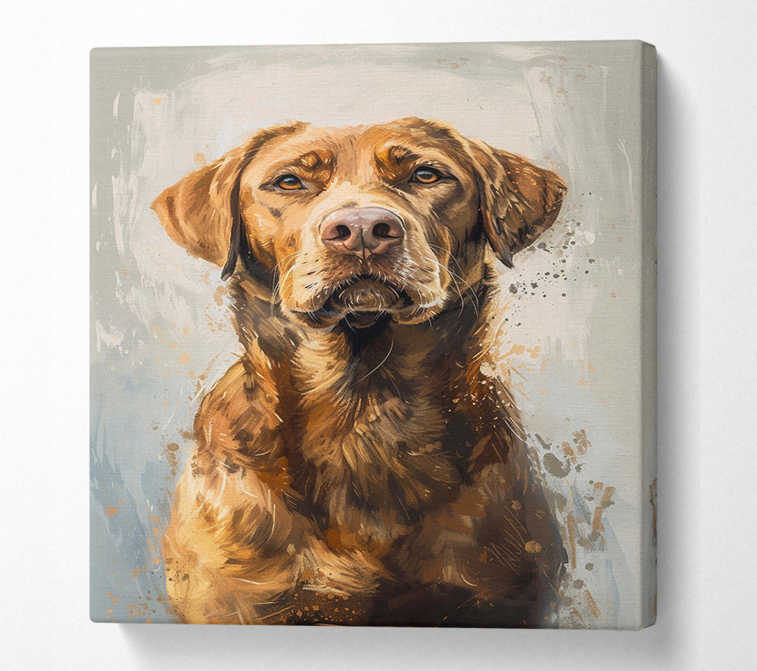  A Canvas Print of Handsome Retriever Canvas Art