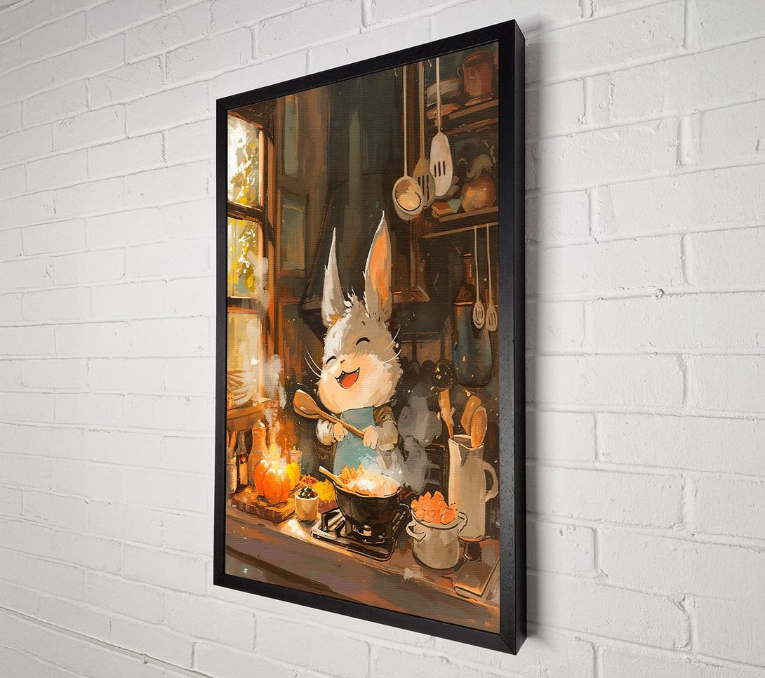  A Canvas Print of Happy Cooking Canvas Art