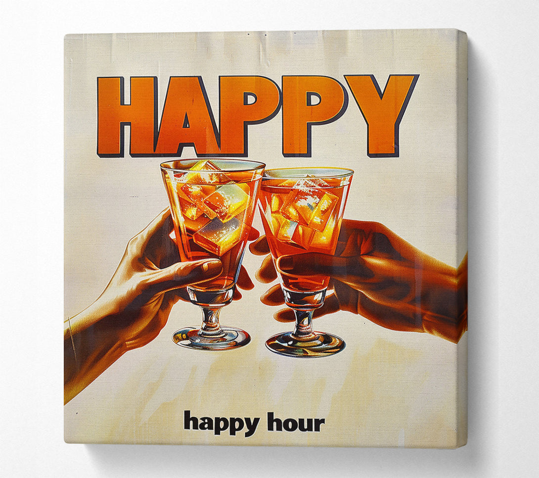  A Canvas Print of Happy Hour Canvas Print