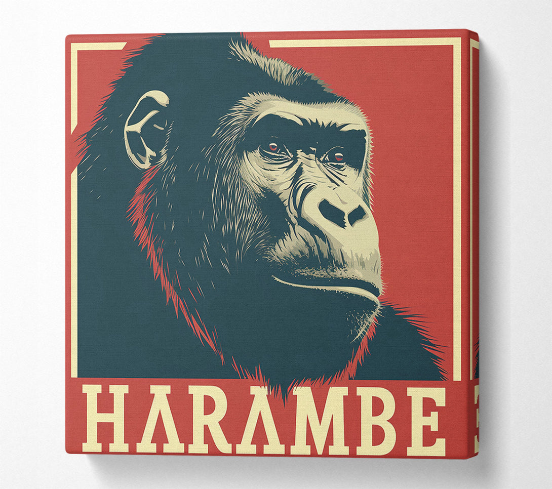  A Canvas Print of Harambe Canvas Art