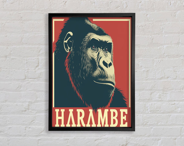 Harambe Framed Print