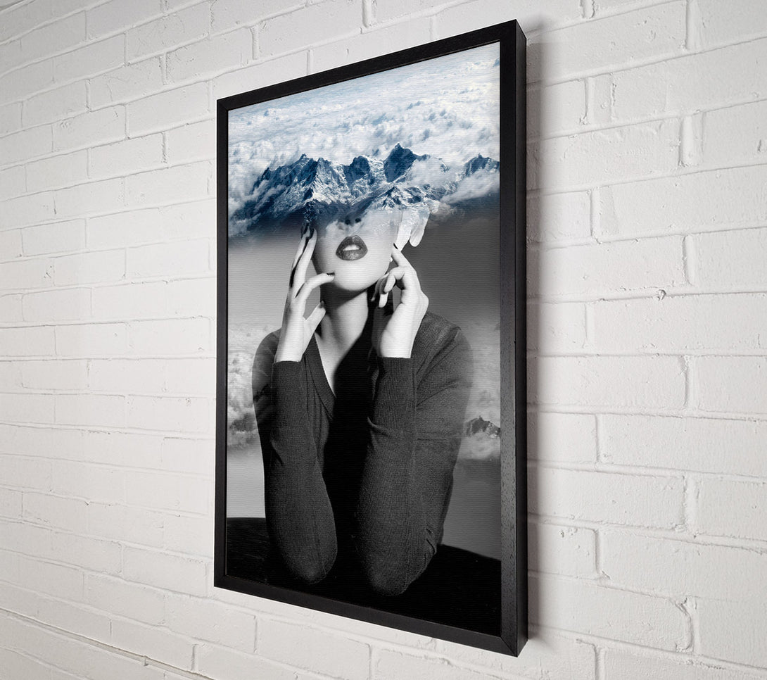 A Canvas Print of Head In The Clouds Canvas Wall Art