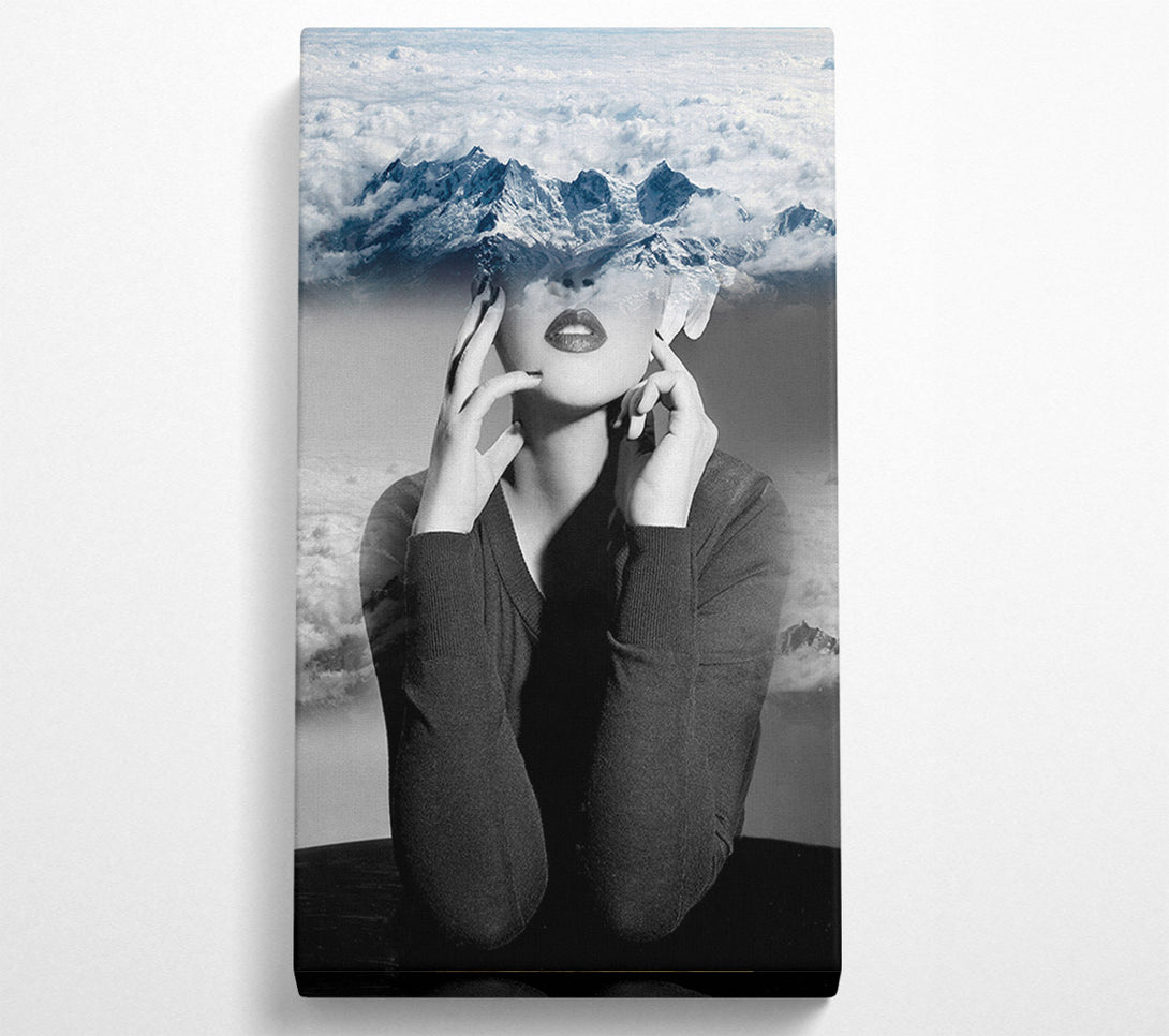  A Canvas Print of Head In The Clouds Canvas Wall Art