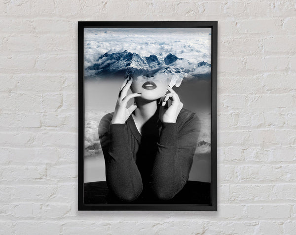 Head In The Clouds Framed Print