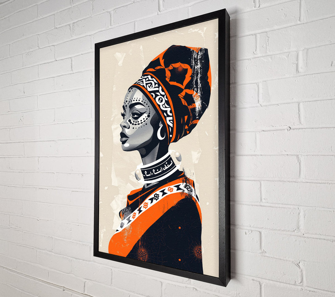  A Canvas Print of Headwear Of Africa Canvas Art
