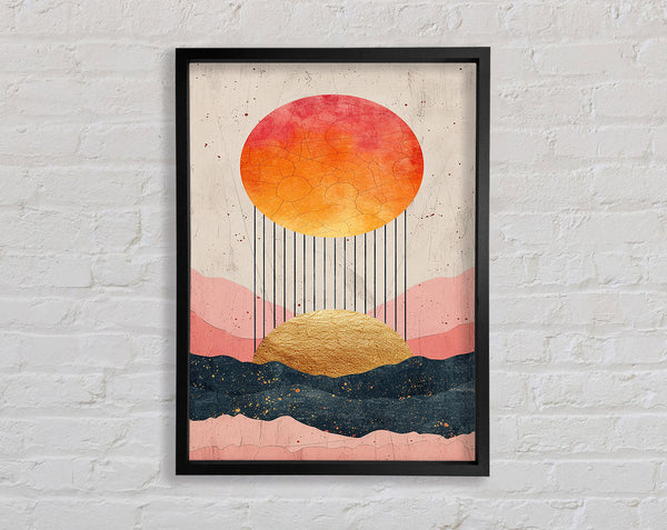 Heliocentric Sun Framed Print