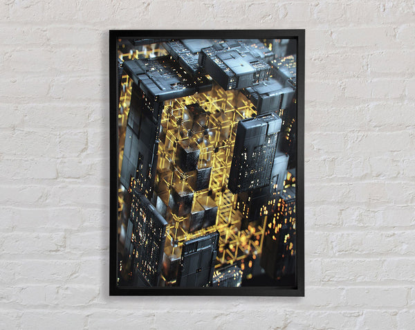 High Rise Framed Print