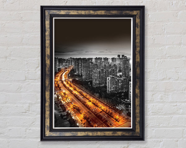 Highway Framed Print