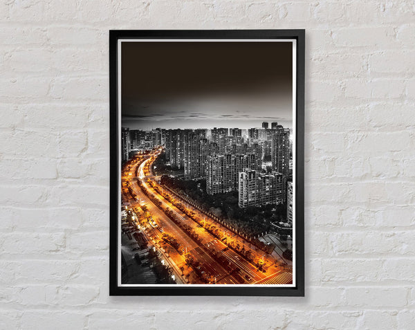 Highway Framed Print