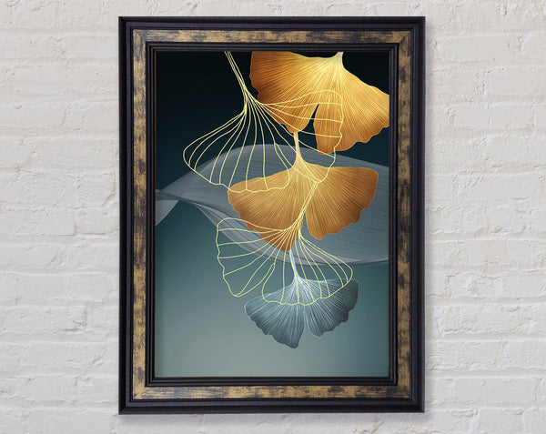 Hold Leaves Facing Down Framed Print