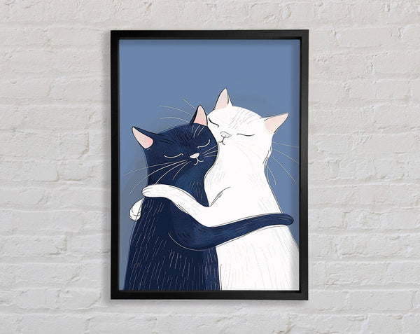 Hugging Cats