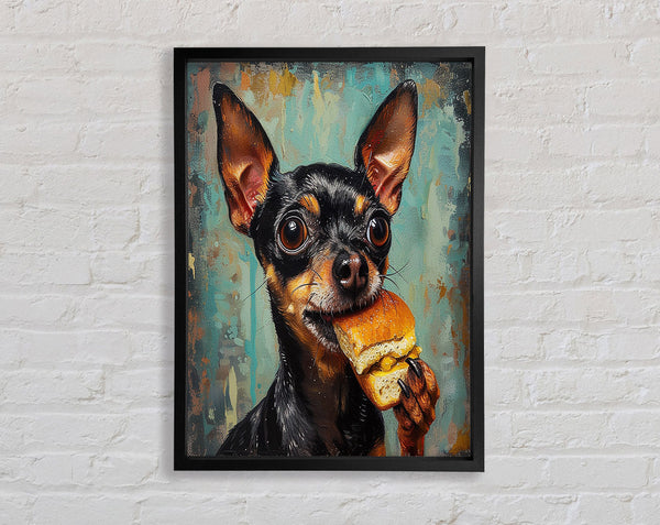 Hungry Chihuahua Framed Print