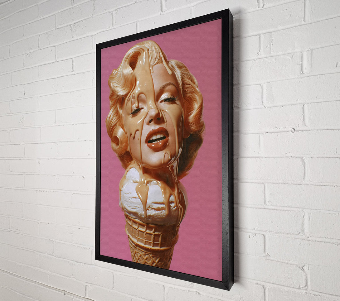  A Canvas Print of Icecream Monroe Canvas Print