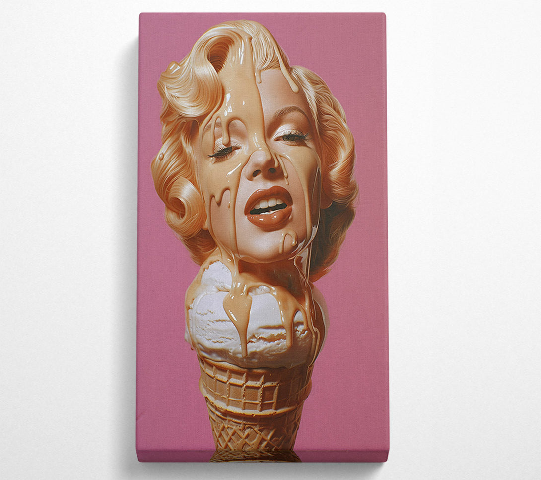  A Canvas Print of Icecream Monroe Canvas Print