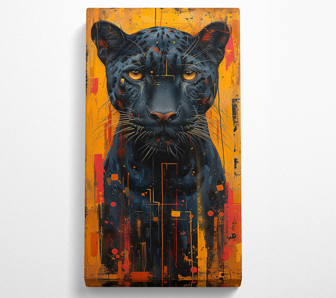  A Canvas Print of Jaguar Gold Canvas Art