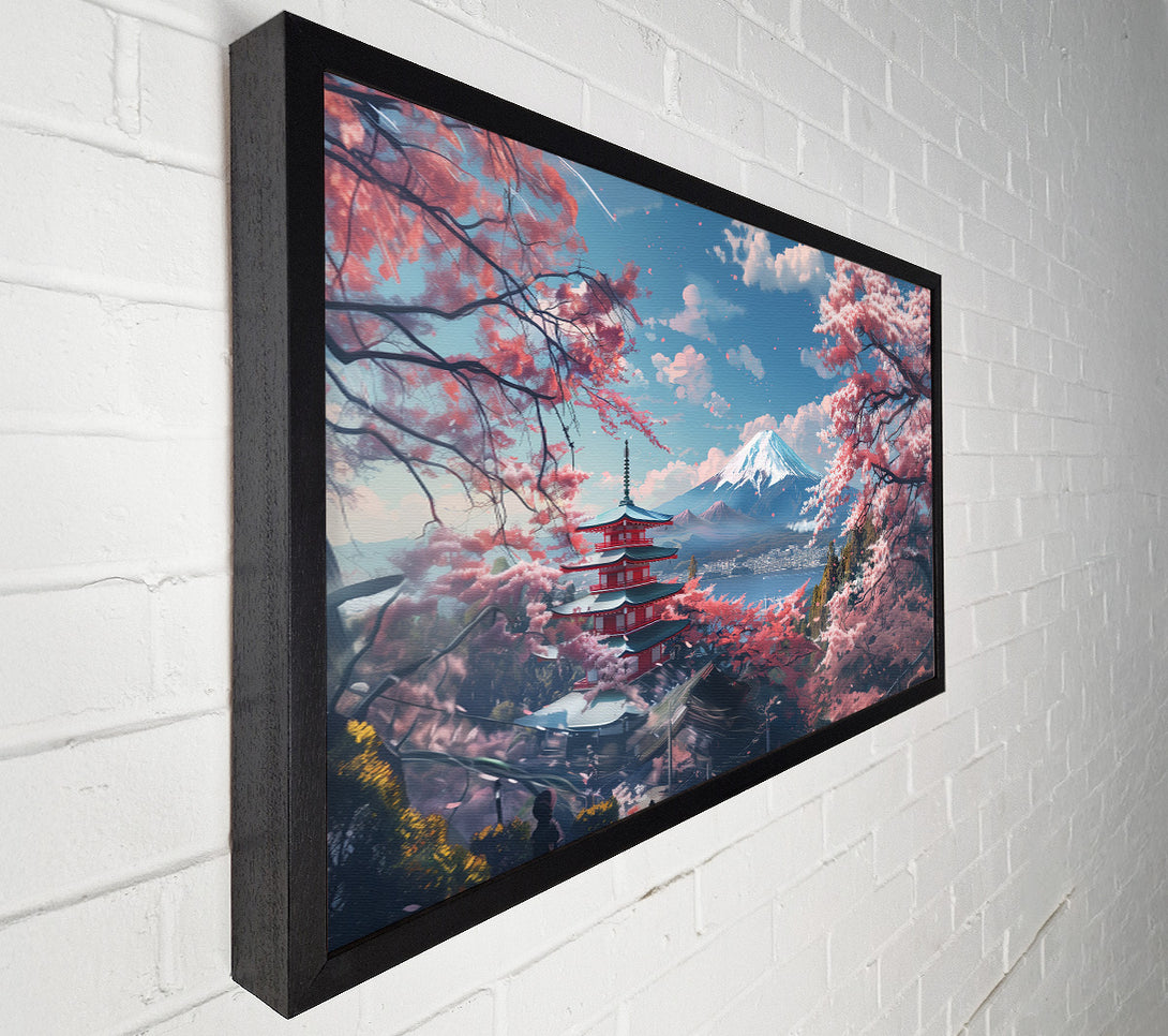  A Canvas Print of Japanese Mountain Fuji Canvas Print