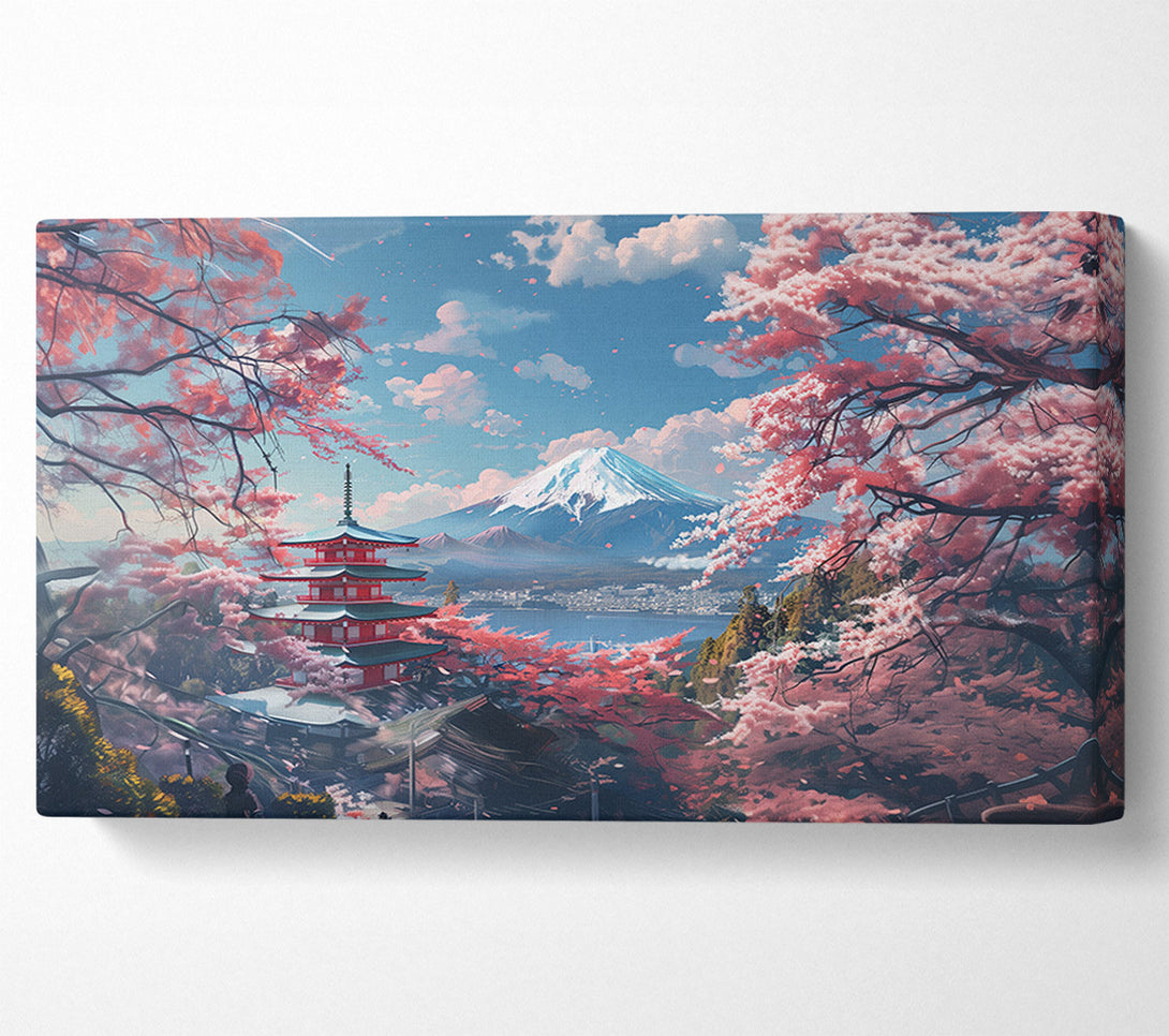  A Canvas Print of Japanese Mountain Fuji Canvas Print