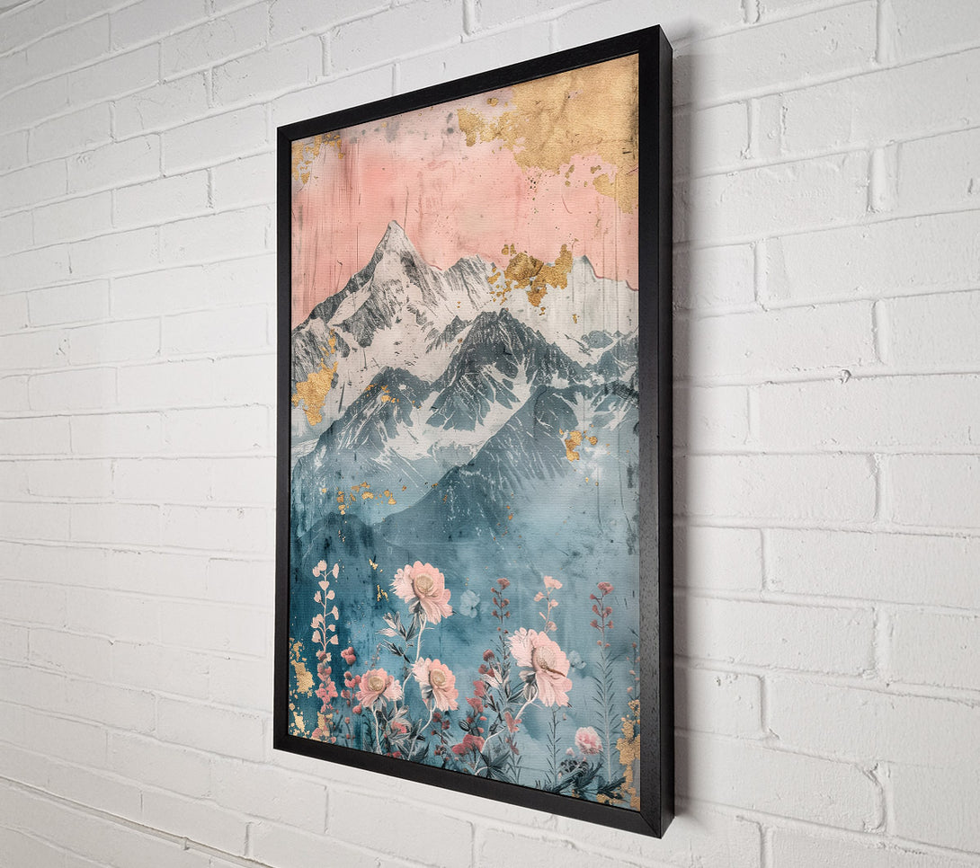  A Canvas Print of Japanese Mountain Canvas Print