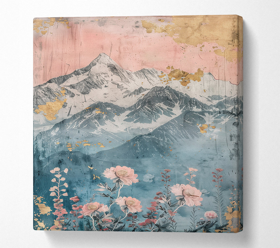  A Canvas Print of Japanese Mountain Canvas Print