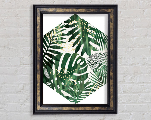 Jungle Leaves Framed Print