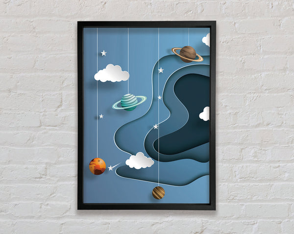 Kids Space Framed Print