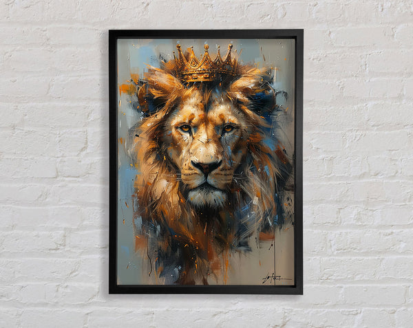 King Lion Framed Print