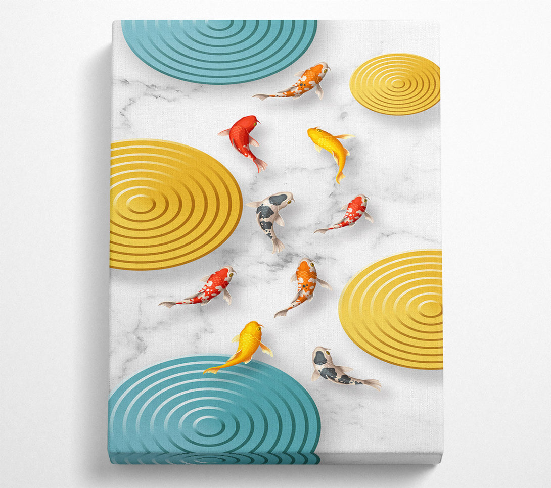  A Canvas Print of Koi Fish Canvas Art