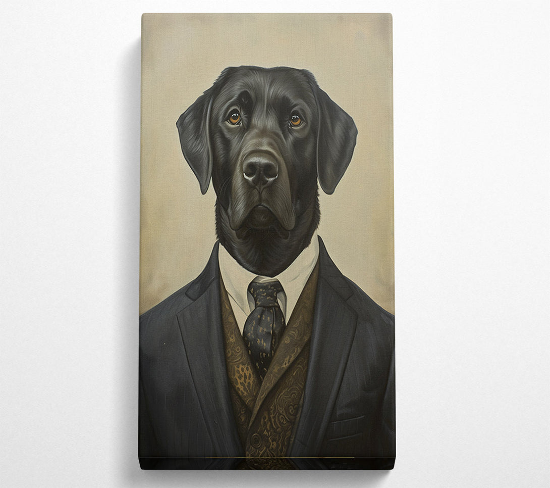  A Canvas Print of Labrador Suit Canvas Art