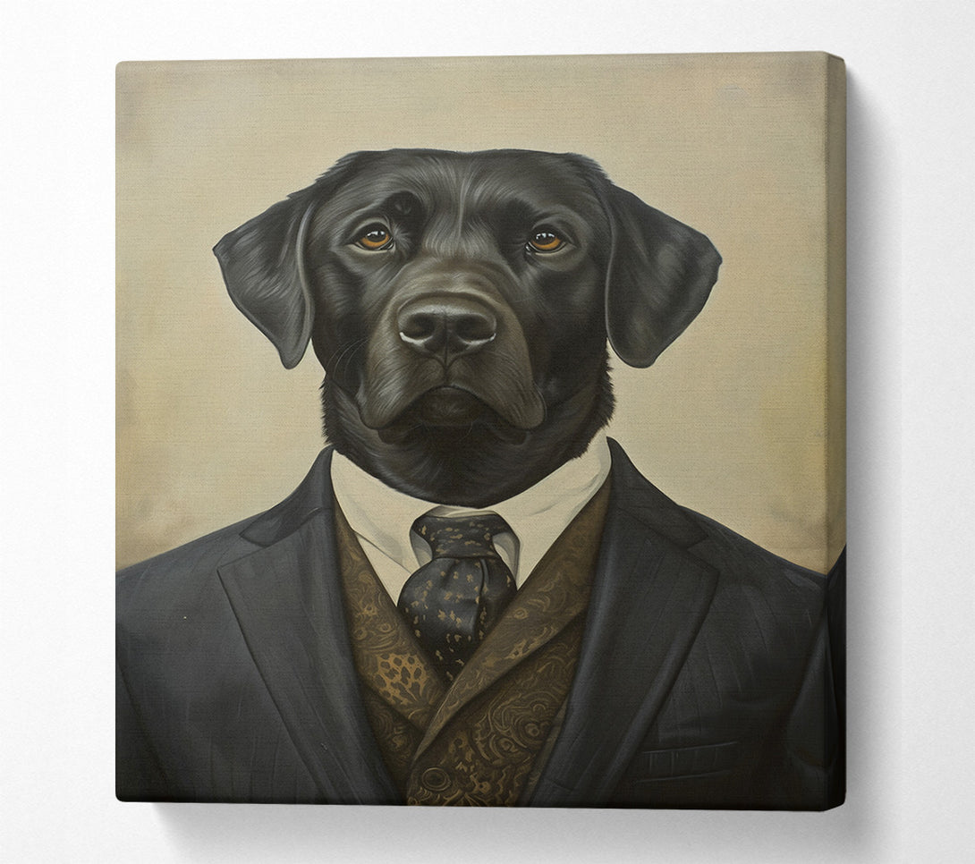  A Canvas Print of Labrador Suit Canvas Art