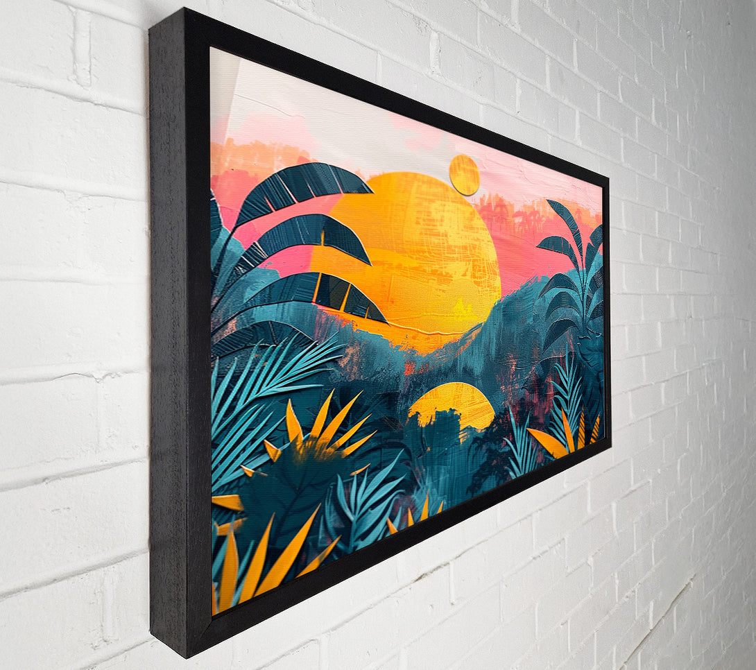  A Canvas Print of Levels Of Sun Canvas Wall Art