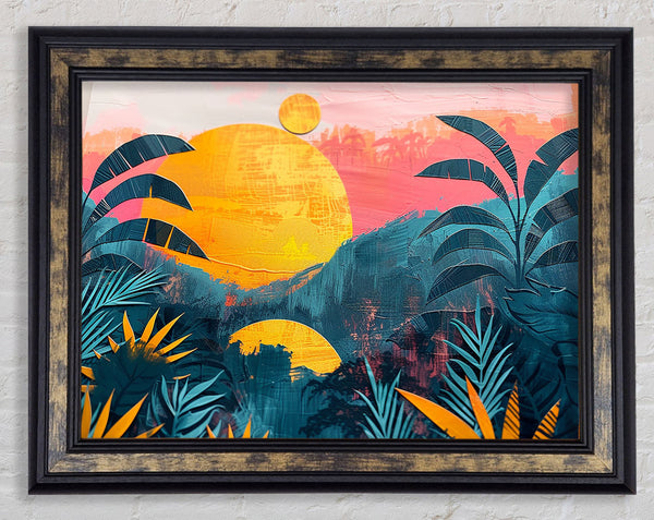 Levels Of Sun Framed Print