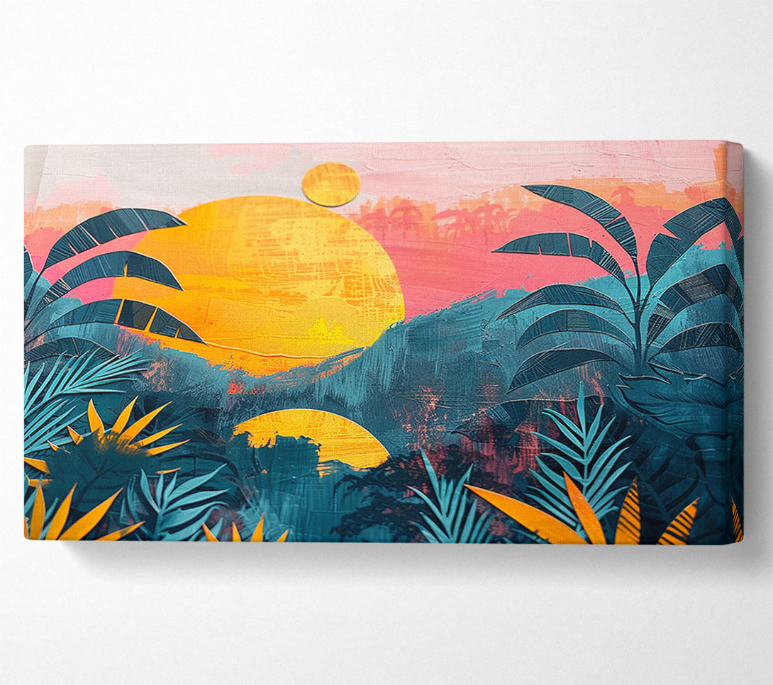  A Canvas Print of Levels Of Sun Canvas Wall Art