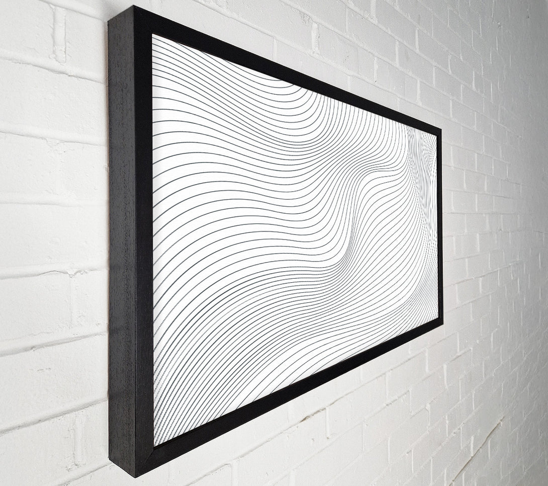  A Canvas Print of Line On White Canvas Art
