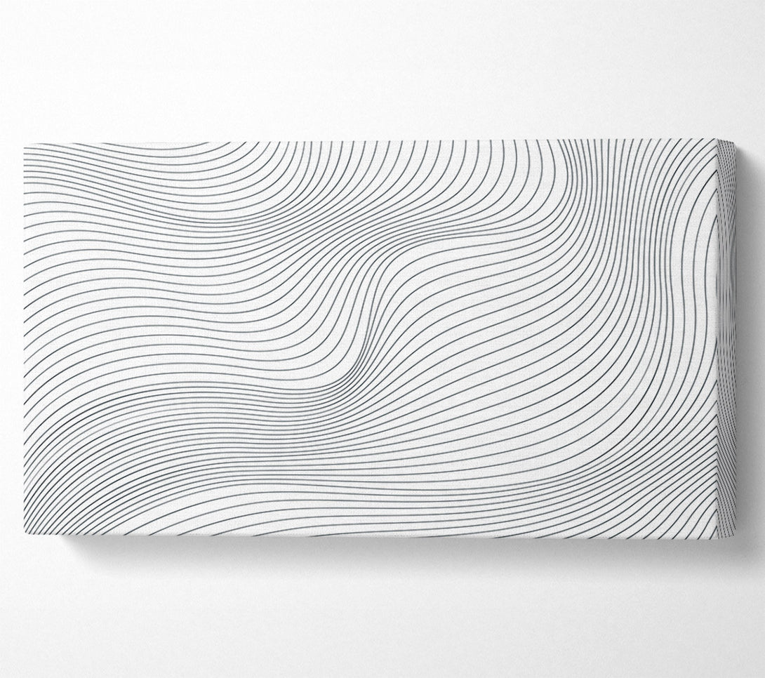  A Canvas Print of Line On White Canvas Art